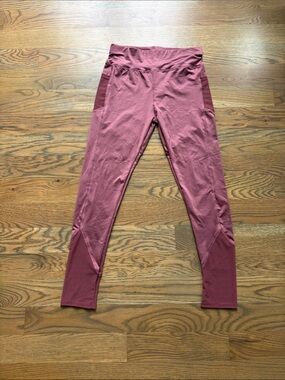 Mauve High-Waist Workout Leggings 🍓